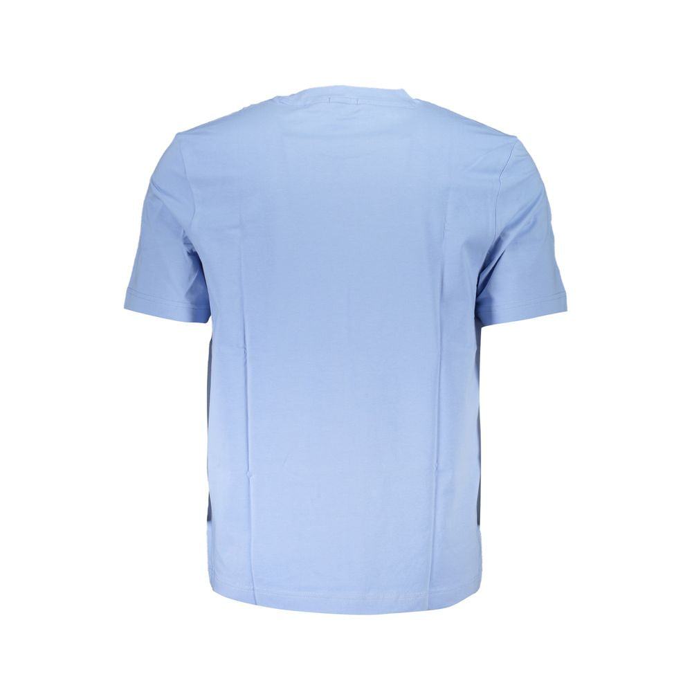 Hugo Boss Elegant Light Blue Crew Neck Tee