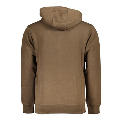 U.S. Grand Polo Exquisite Hooded Brown Sweatshirt