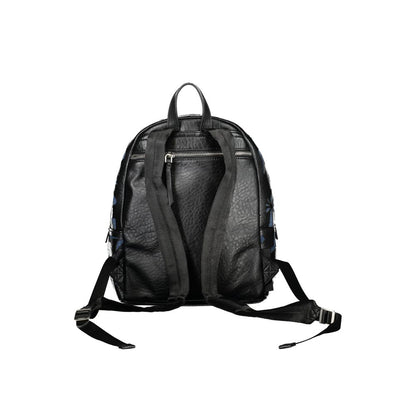 Desigual Chic Black Contrast Detail Backpack