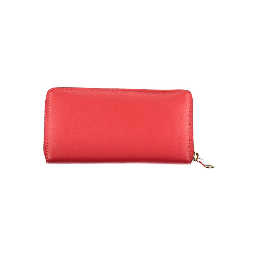 Patrizia Pepe Chic Pink Zip Wallet With Multiple Compartments