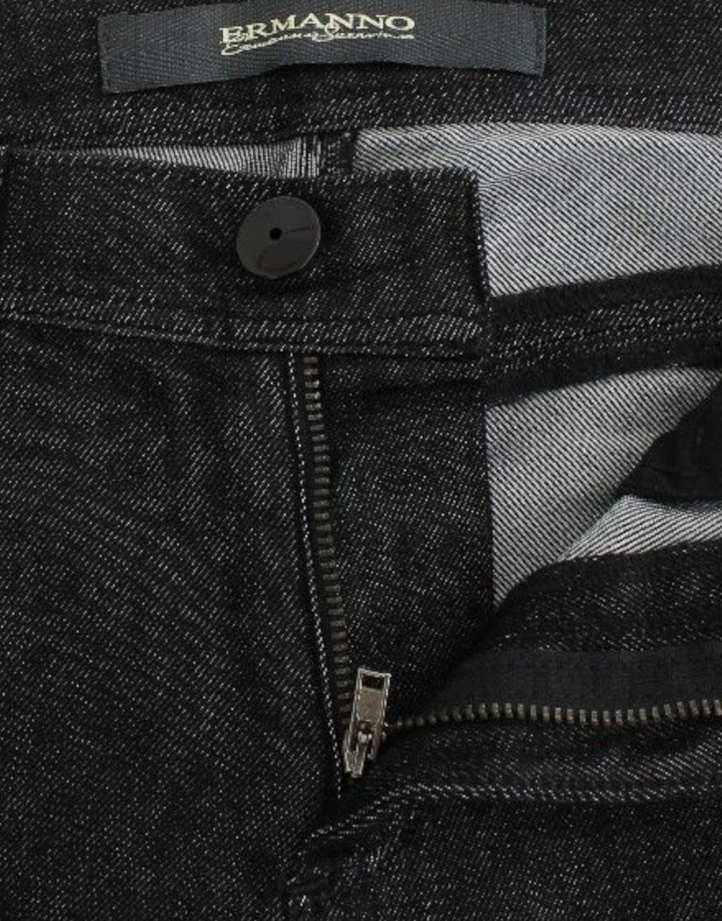 Ermanno Scervino Black Slim Jeans Denim 바지 스키니 다리 스트레치