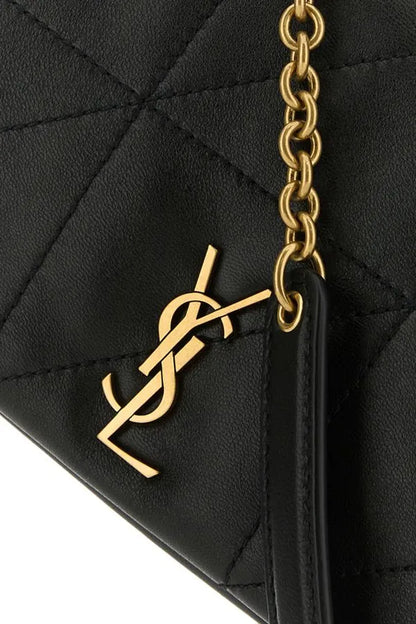 Saint Laurent Black Nappa Leather Mini Jamie Shoulder bag