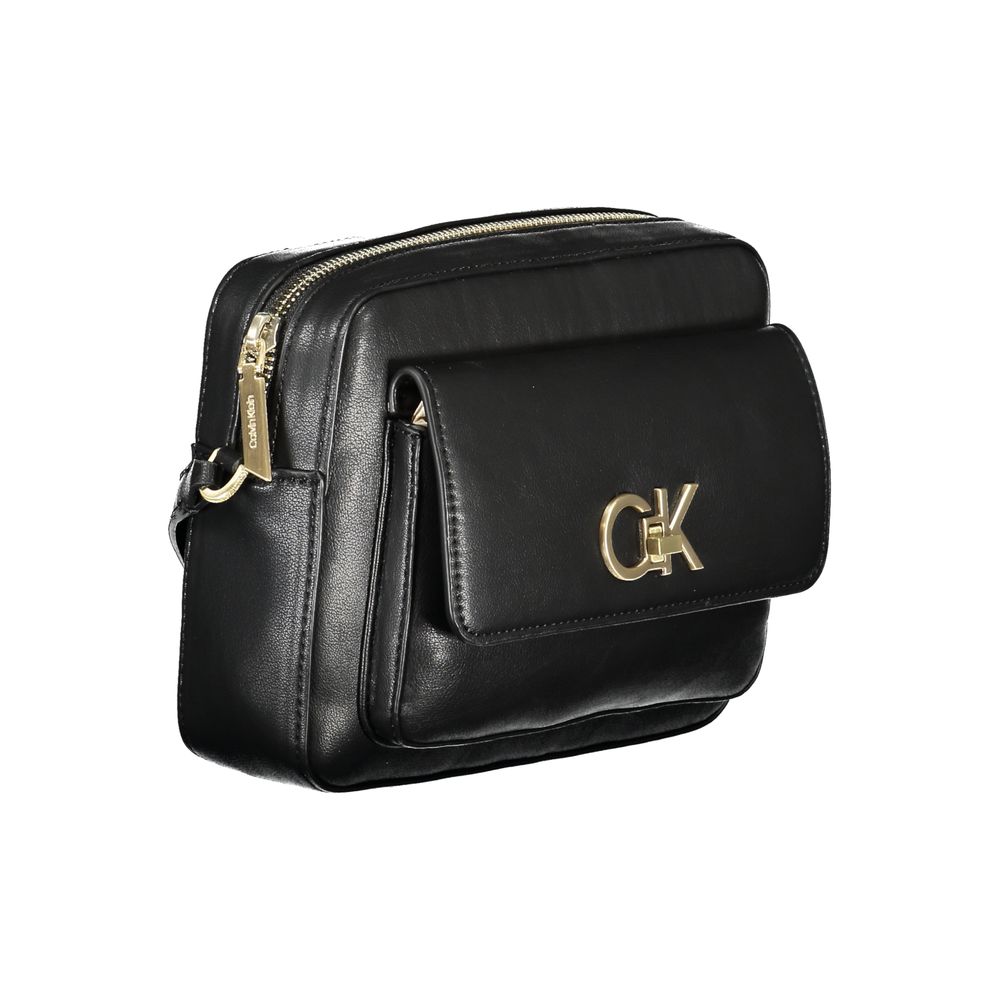 Calvin Klein Black Polyester Handbag