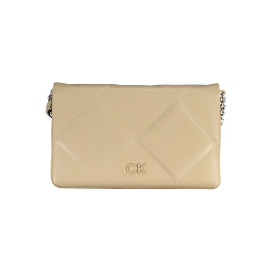 Calvin Klein Beige Polyester Handbag