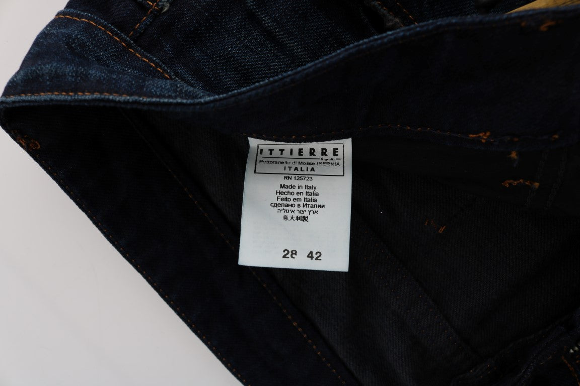 Blaue Jeans aus Baumwoll-Denim von Costume National mit regulärer Passform