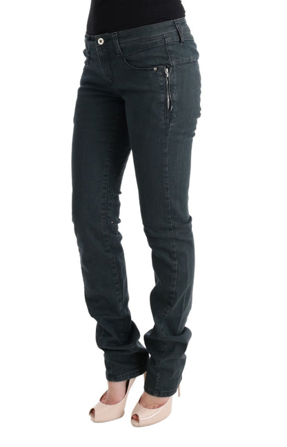 Superslim-Denimjeans aus grauer Baumwolle von Costume National