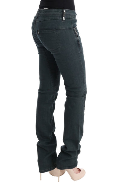 Superslim-Denimjeans aus grauer Baumwolle von Costume National