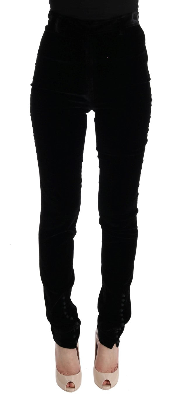 Ermanno Scervino Black Velvet Slim Fit 바지