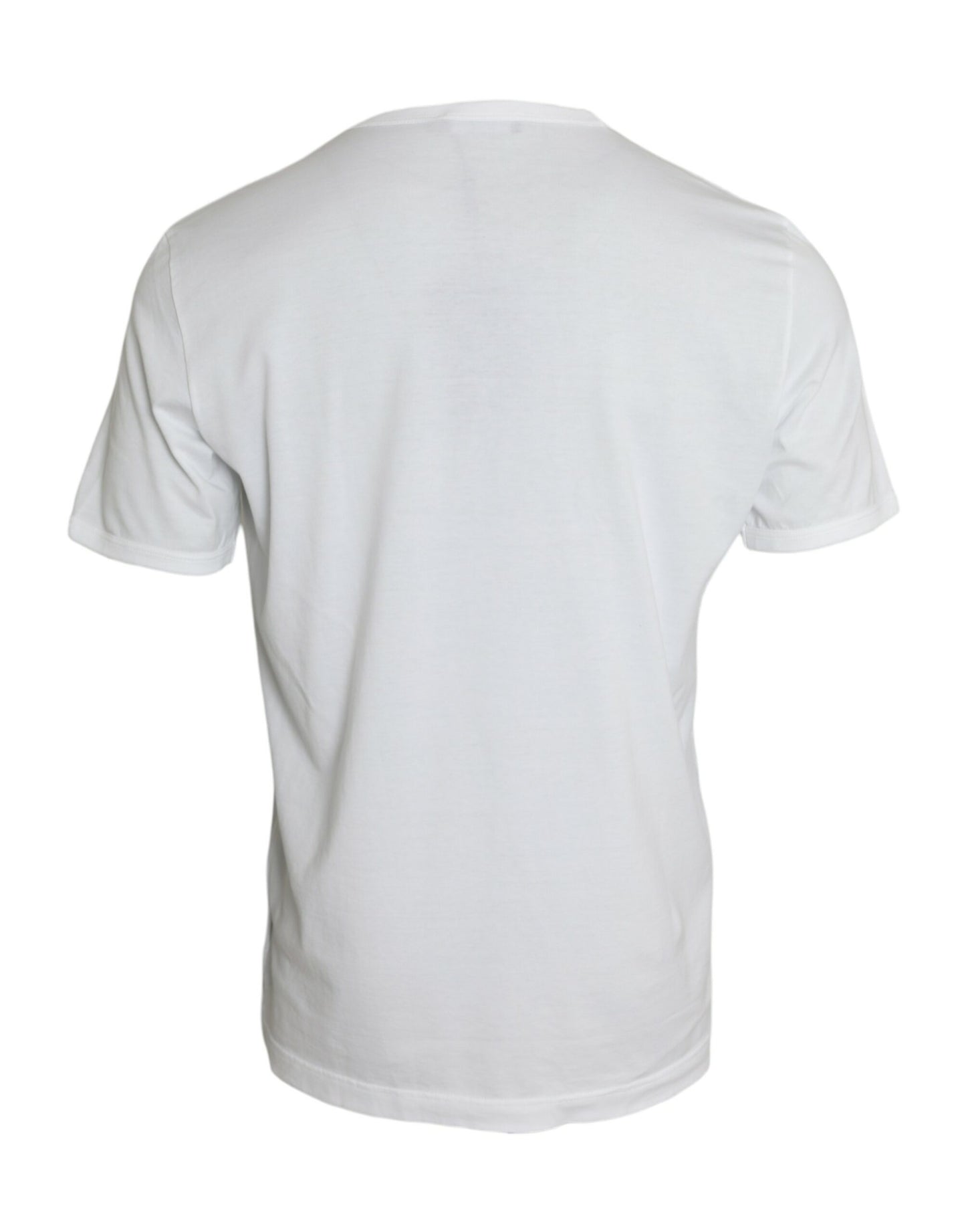 Dolce & Gabbana White D&G King Print Cotton Crewneck T-shirt