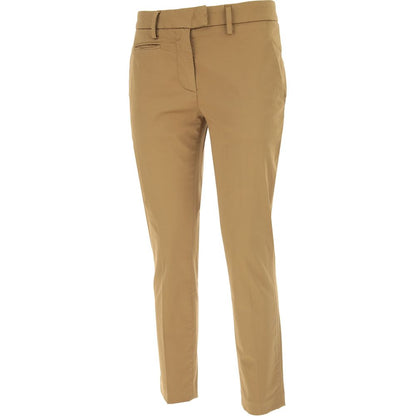 Dondup Brown Cotton Women Trouser