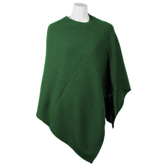 Emilio Romanelli Exquisite Cashmere V-Neck Poncho