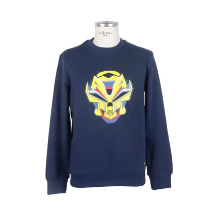 Bikkembergs Blue Cotton Sweater