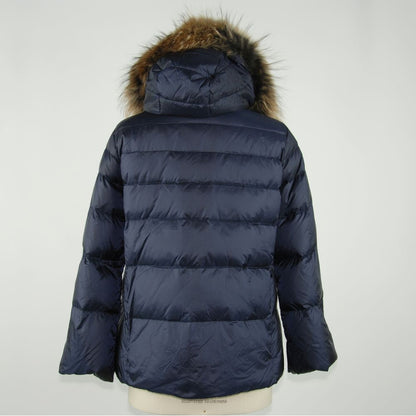 Emilio Romanelli Blue Polyamide Jackets & Coat