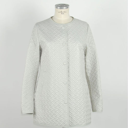 Emilio Romanelli White Polyester Jackets & Coat