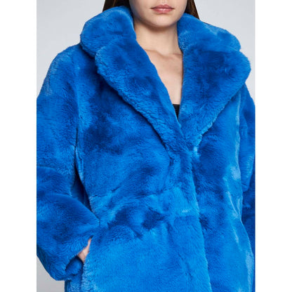 Apparis Chic Sapphire Eco-Fur Jacket – Unparalleled Warmth