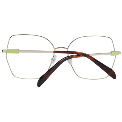 Emilio Pucci Gold Women Optical Frames