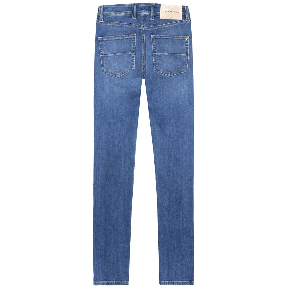 Tramarossa Light Blue Cotton Men Jean