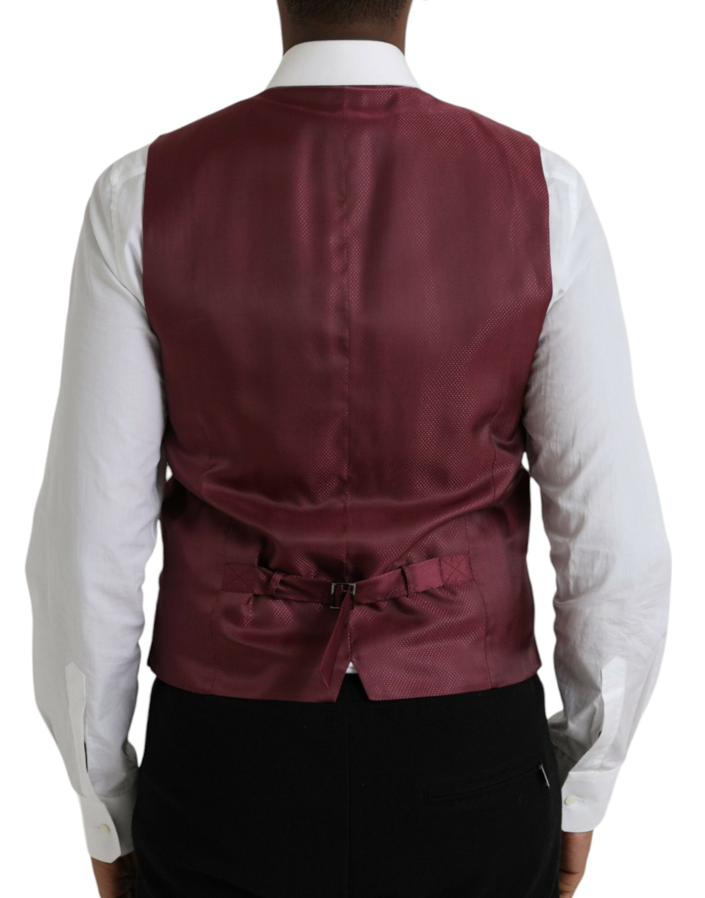 Dolce & Gabbana Multicolor Galaxy Silk Waistcoat Formal Vest