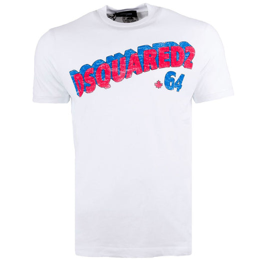 Dsquared² White Cotton T-Shirt