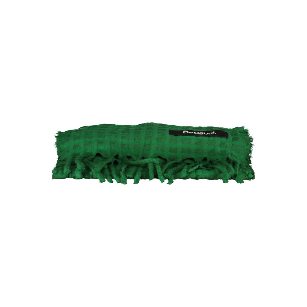 Desigual Green Polyester Scarf