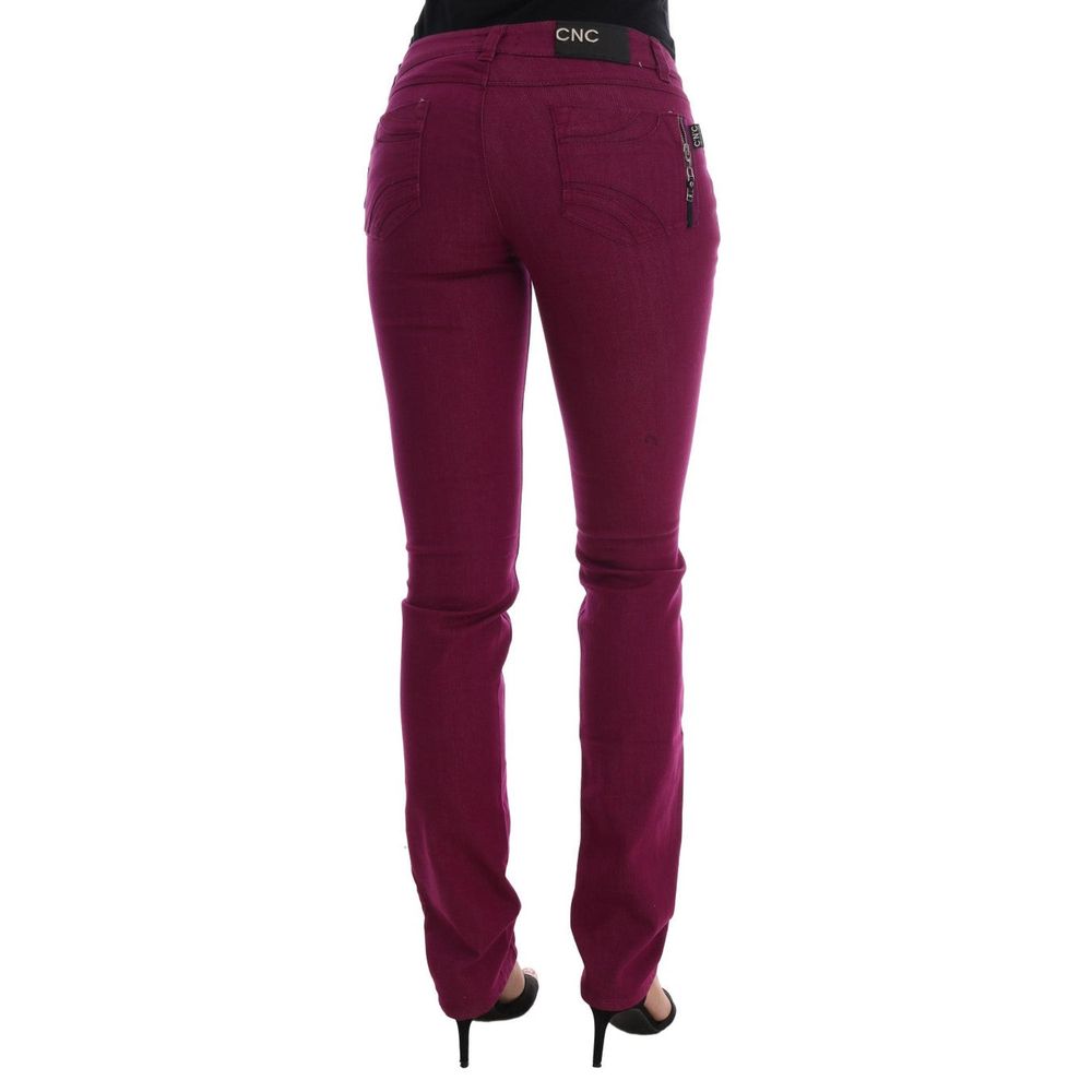 Costume National Purple  Jeans & Pant