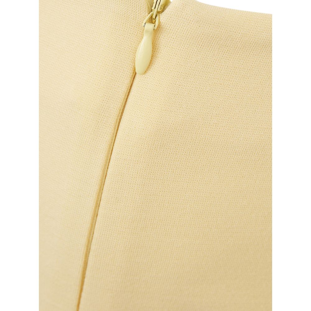 Lardini Elegant Yellow Viscose Skirt for Women