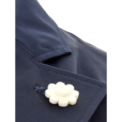 Lardini Elegant Blue Cotton Jacket