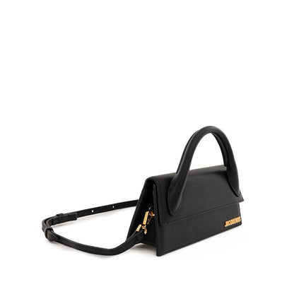 Jacquemus Elegant Black Leather Handbag