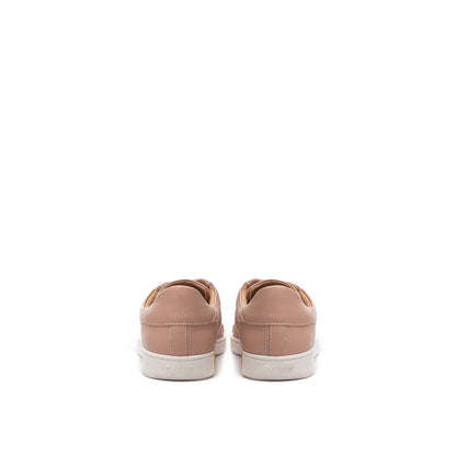 Bally Elegant Pink Cotton Leather Sneakers