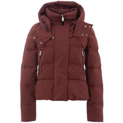 Peuterey Elegant Bordeaux Cotton Jacket for Women