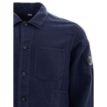 C.P. Company Blue Cotton Shirt