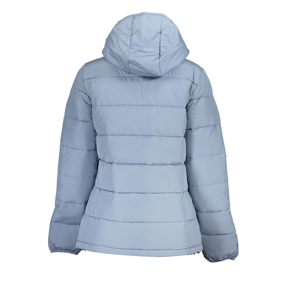 Fila Light Blue Polyester Jackets & Coat