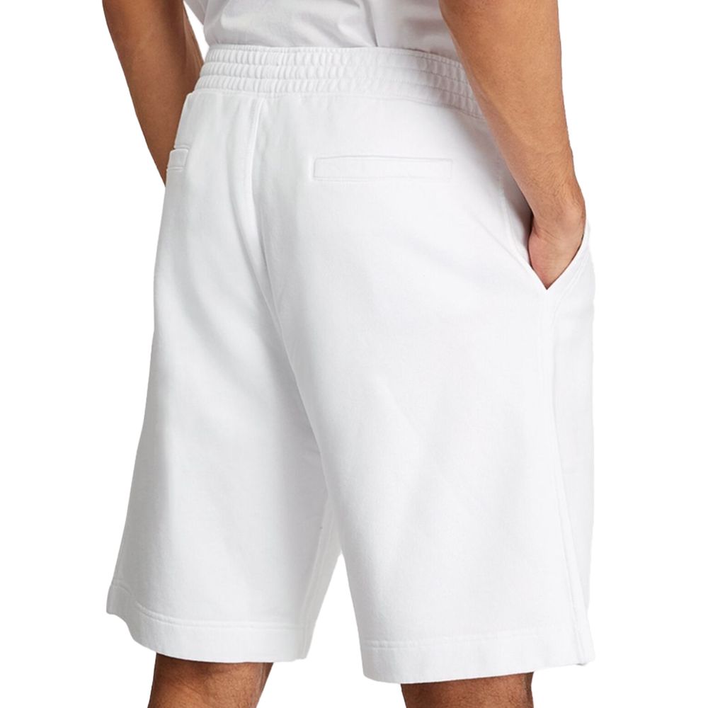 Givenchy White Cotton Men Short