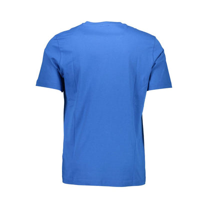 Diesel Blue Cotton Men T-Shirt