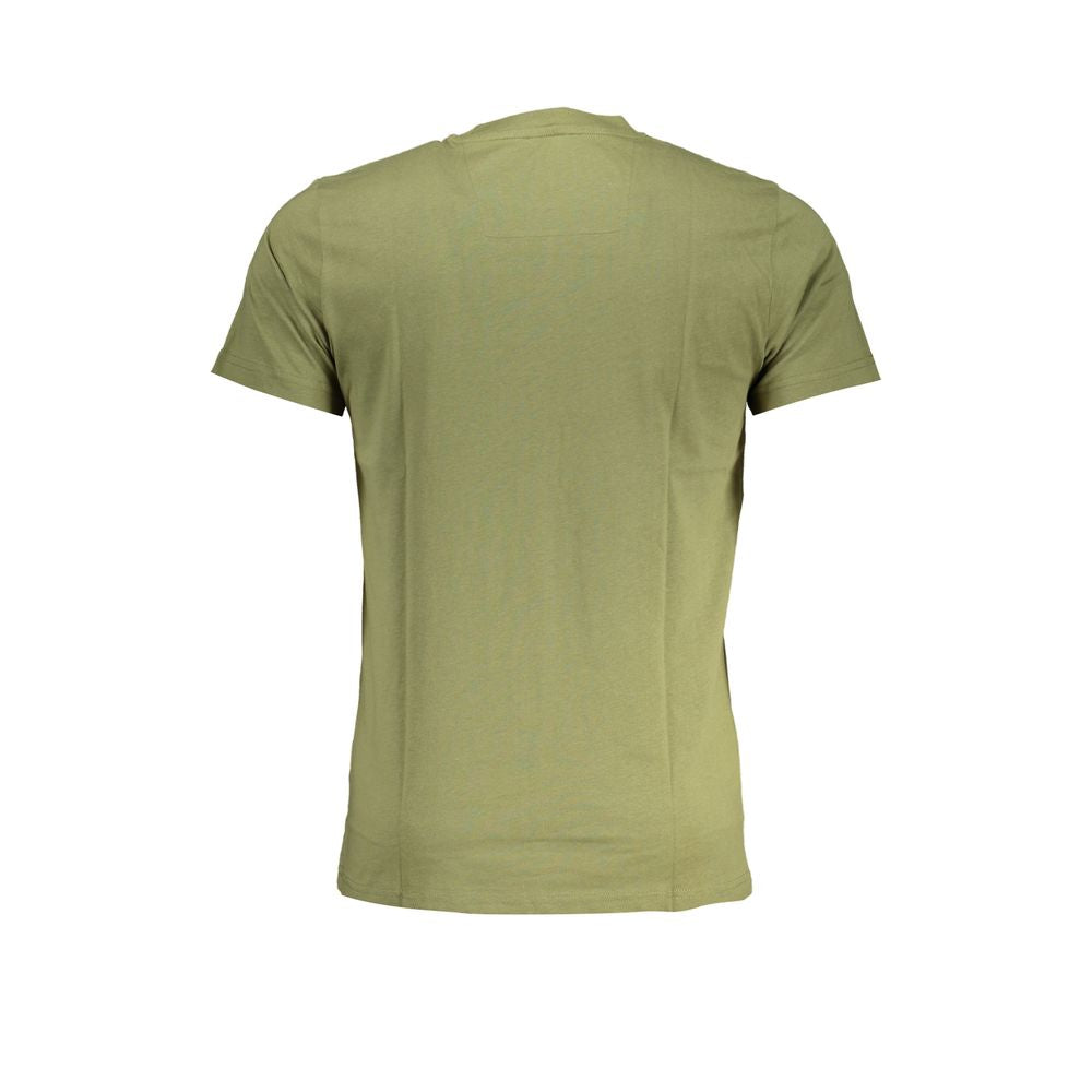 Cavalli Class Green Cotton T-Shirt