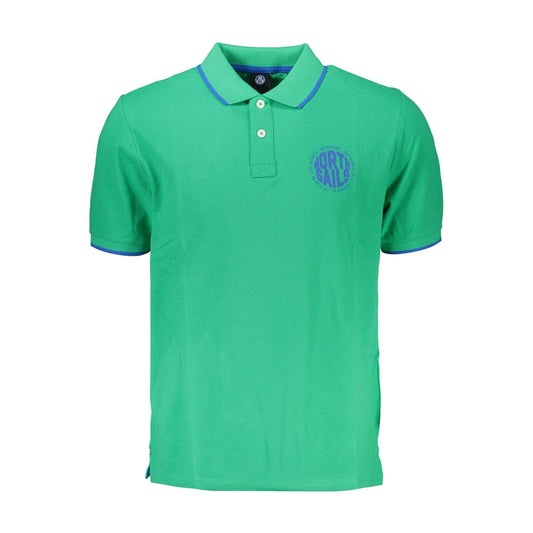 North Sails Green Cotton Polo Shirt