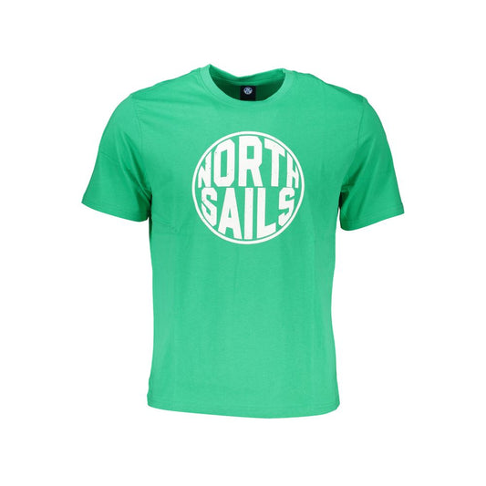 North Sails Green Cotton T-Shirt