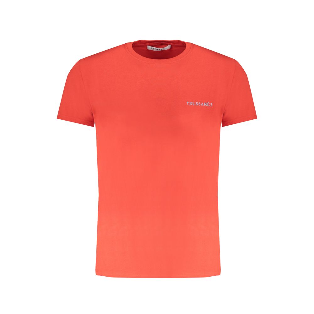 Trussardi Red Cotton T-Shirt