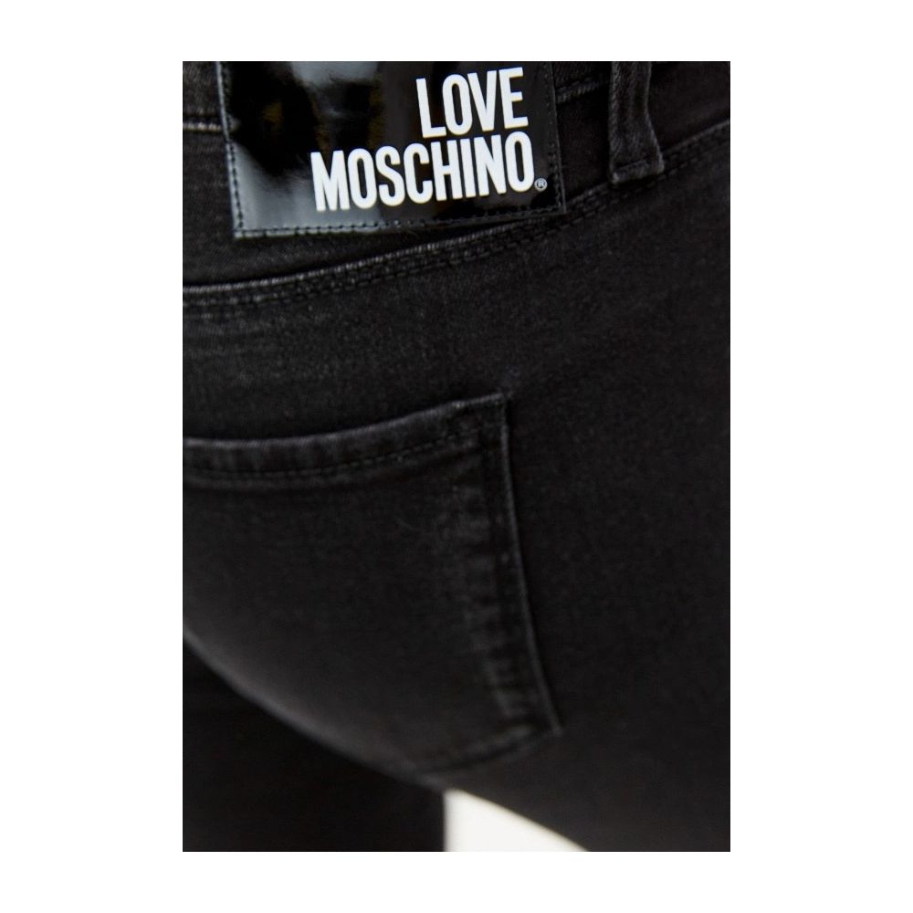 Love Moschino Black Cotton Women Jeans