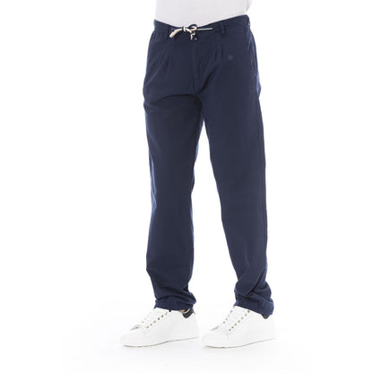 Baldinini 트렌드 Blue Cotton Jeans & Pant