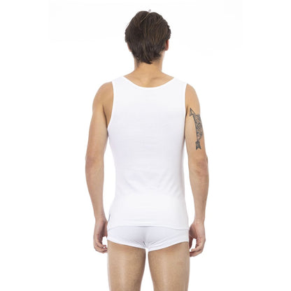 Bikkembergs White Cotton 티셔츠