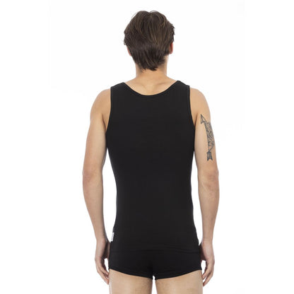 Bikkembergs Black Cotton Men's Tank Top