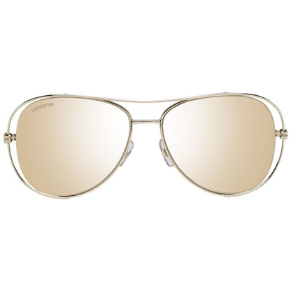 Swarovski Gold Women Sunglasses