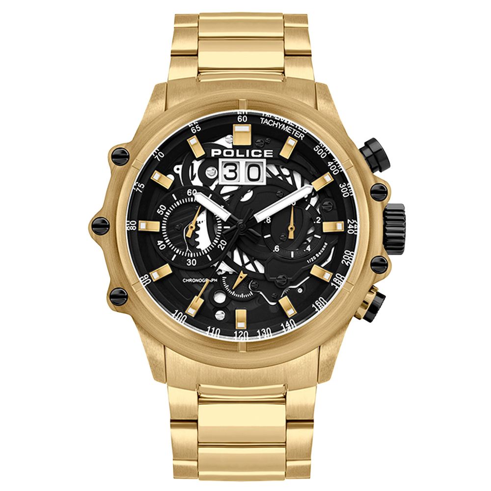 Police Gold Men Watch