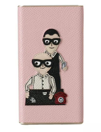 Dolce & Gabbana 충전기 USB 핑크 가죽 #DGFAMILY POWER BANK