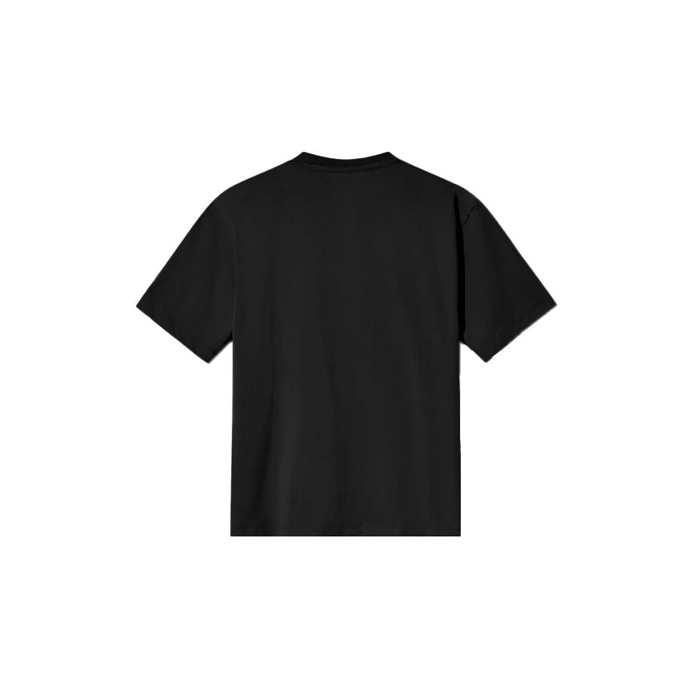 Comme Des Fuckdown Black Cotton Tops & T-Shirt