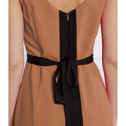 PINKO Brown Polyester Dress