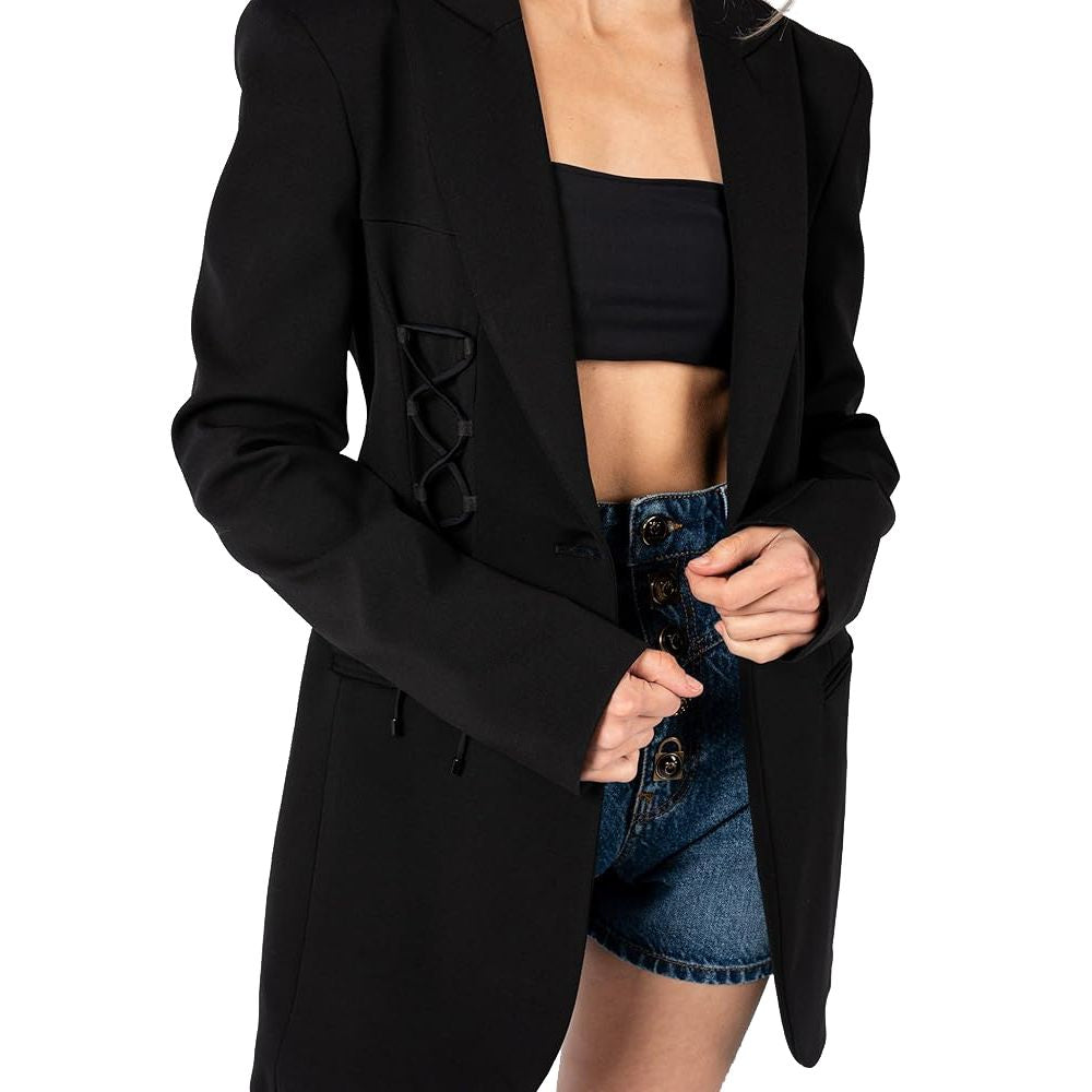 PINKO Black Viscose Suits & Blazer