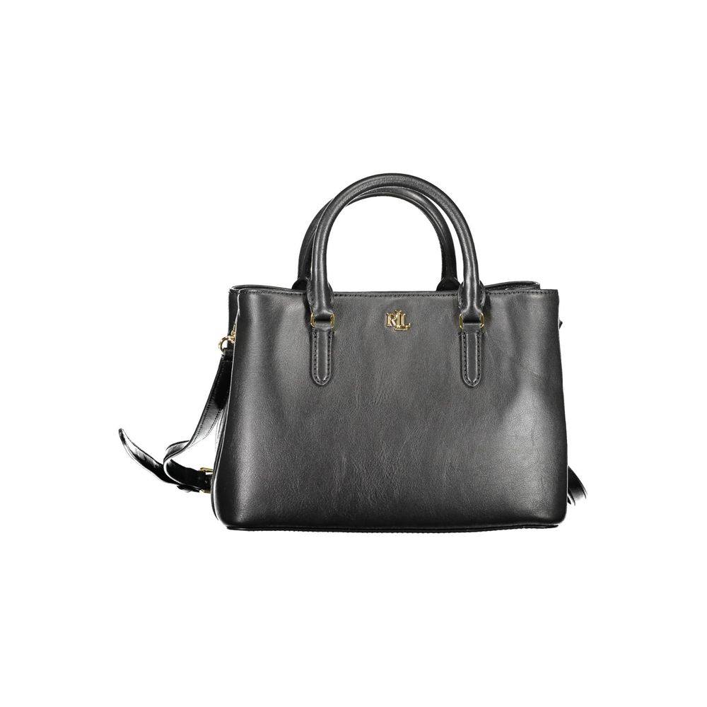 Ralph Lauren Black Leather Handbag