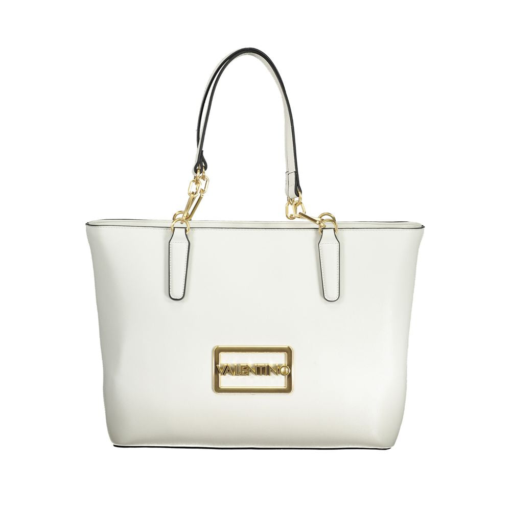 Valentino Bags White Polyethylene Handbag